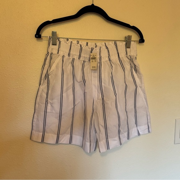 NEW Aerie Good Day Shirt & Shorts SET Boyfriend Lounge Medium Blue White NWT - Picture 7 of 10